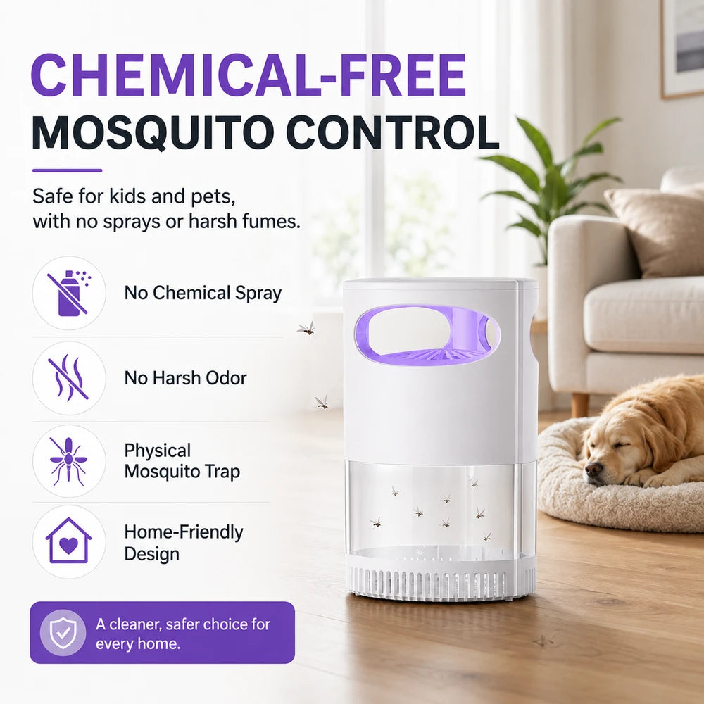 Lámpara UV Matamosquitos Silenciosa