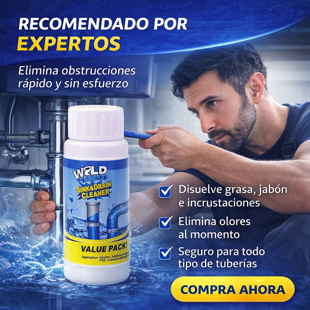 Polvo Limpiador de Desagües