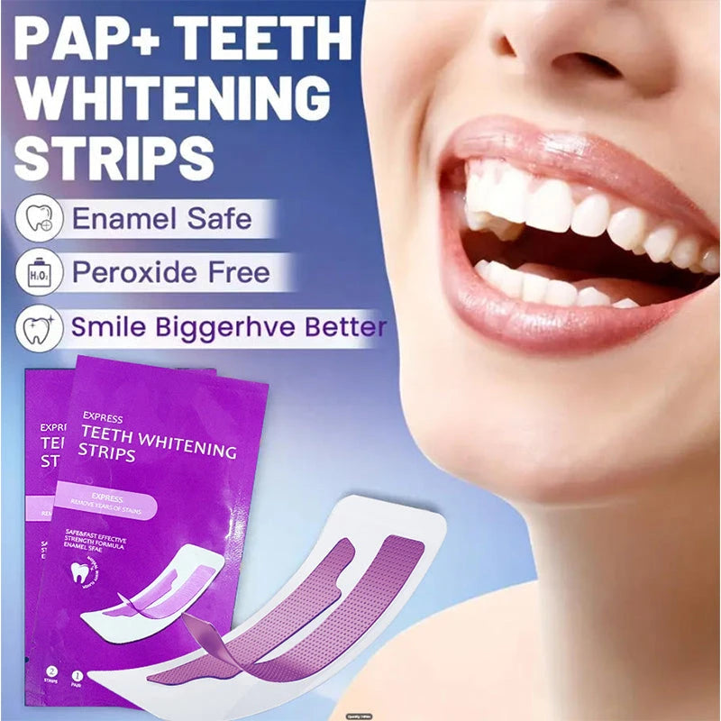 Tiras Blanqueadoras Dentales de Acción Rápida