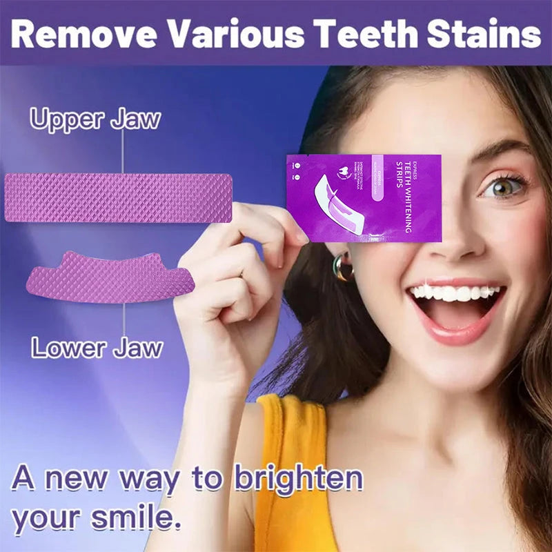 Tiras Blanqueadoras Dentales de Acción Rápida