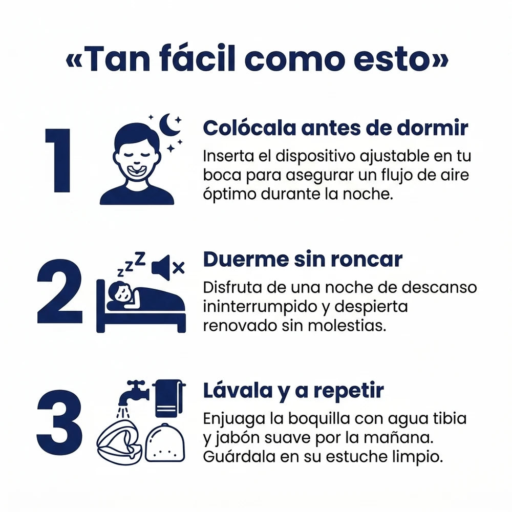 Dispositivo Bucal Antirronquidos ResLab