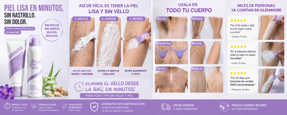 Crema Depilatoria Suave Klenimore