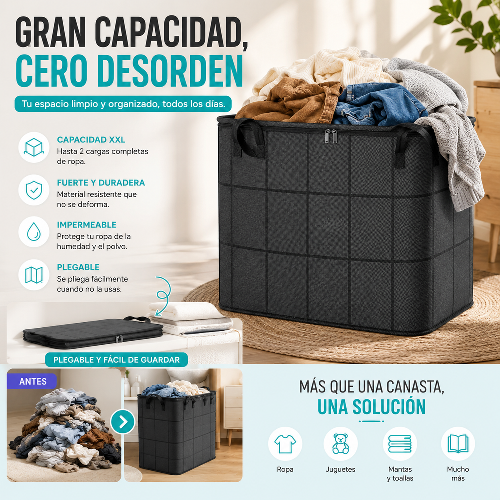 Bolsa organizadora plegable