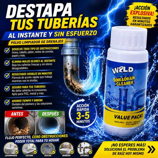 Polvo Limpiador de Desagües