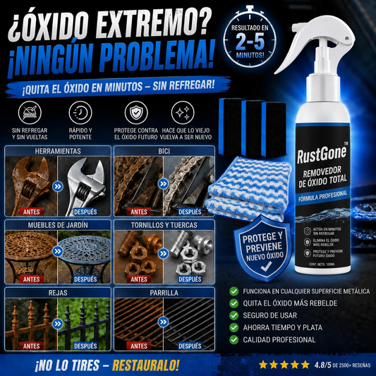 RustGone™ Removedor de Óxido Total -
